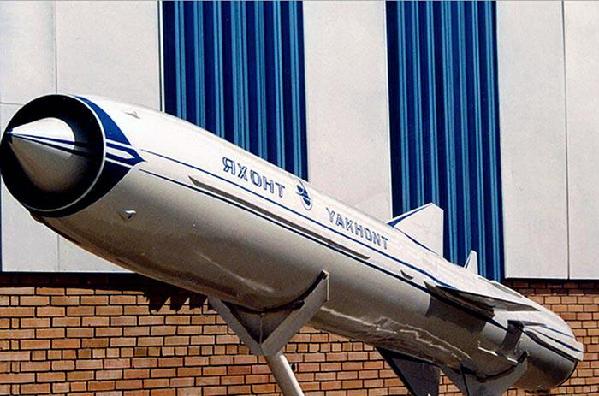 资料图:俄罗斯"宝石"反舰导弹.