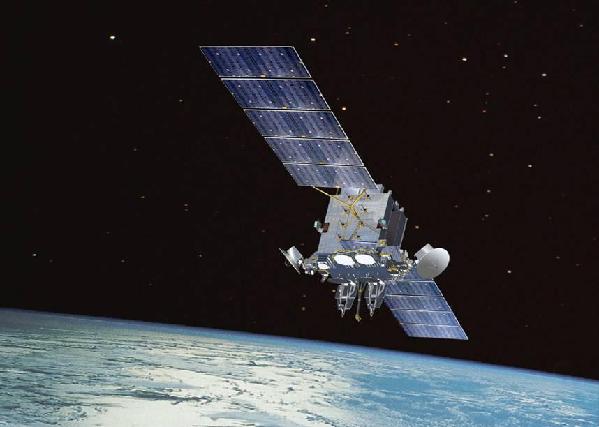 在轨运行的“先进极高频”(AEHF)军用通信卫星
