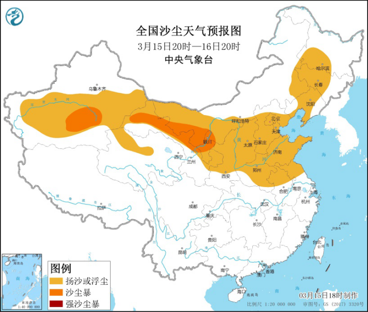 出现沙尘暴，监测预警职责属于气象部门还是环境部门？