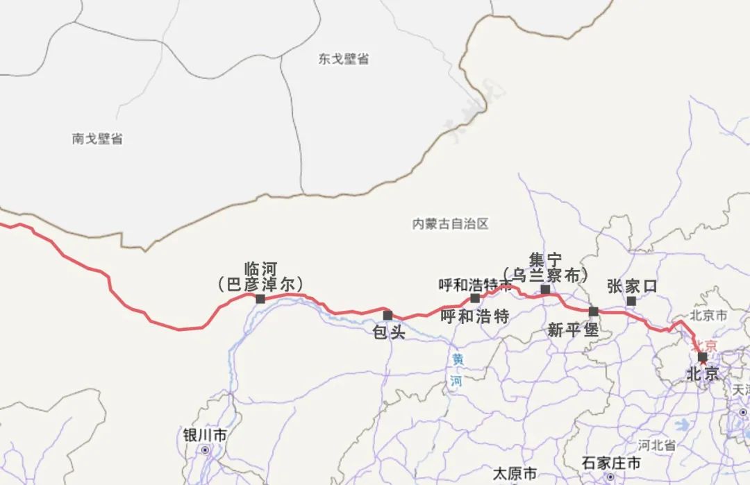 g7京新高速全程线路图图片