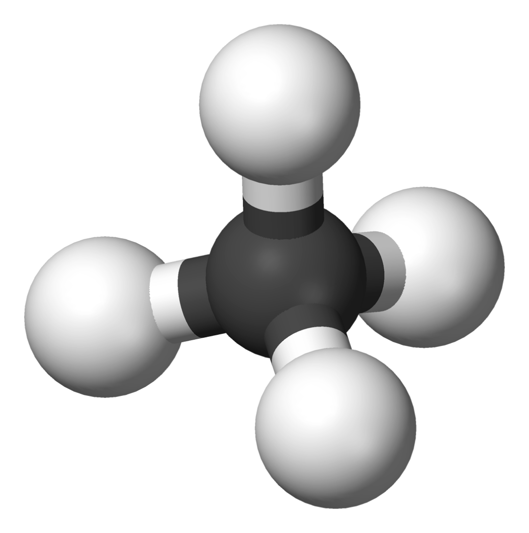 甲烷的球棍模型 来源丨wikipedia作为天然气的主要成分,甲烷是一种