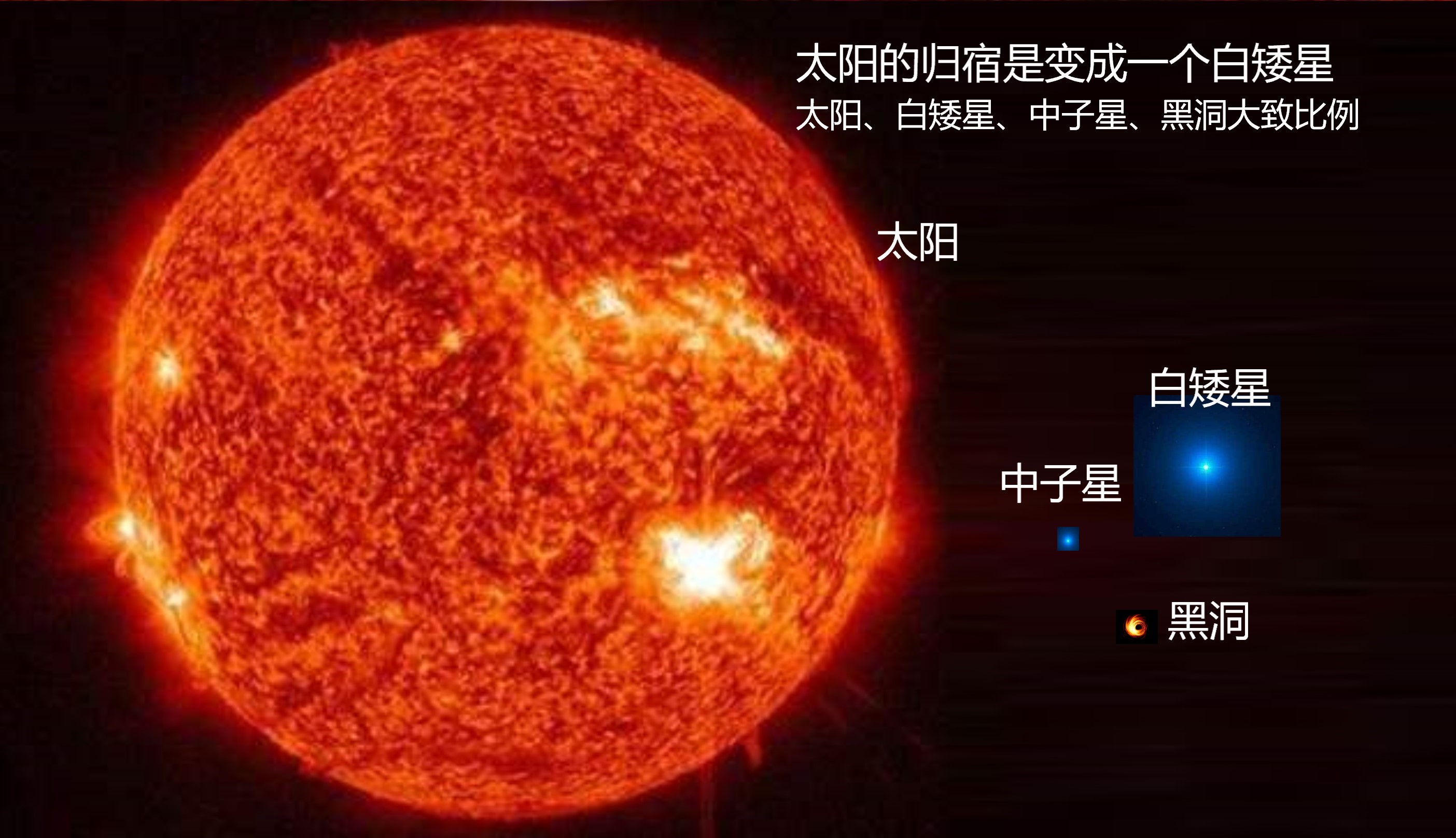 红巨星白矮星图片