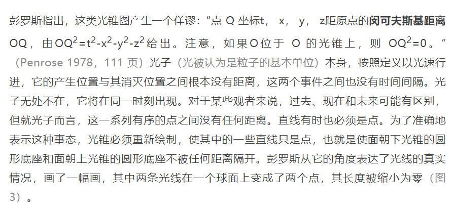 射影几何模型的应用：彭罗斯扭量理论丨展卷