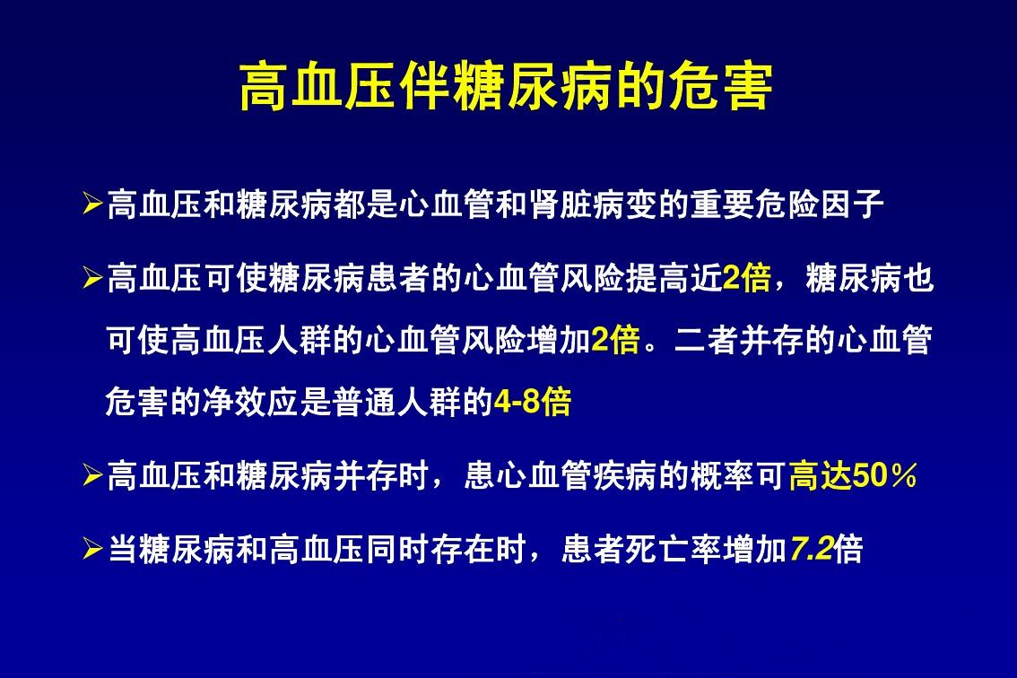 高血压可怕，糖尿病可怕，高血压合并糖尿病更可怕，要注意这几点