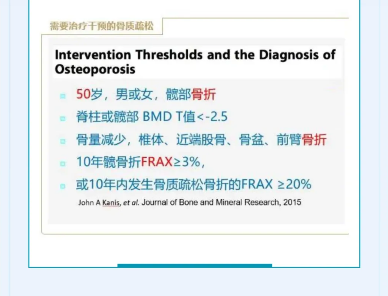 骨质疏松症：多么痛的领悟