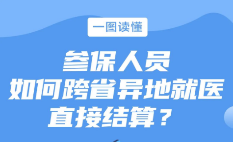 【一图读懂】跨省异地就医直接结算！如何操作？