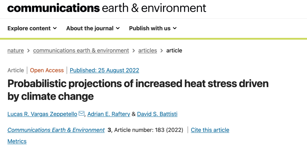 人类还能远离高温热浪吗？研究预测2100年或有半年无法出门作业