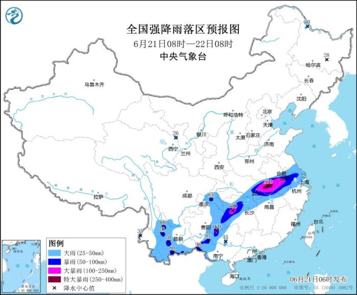 暴雨橙色预警！这个周末安徽湖北等地暴雨如注，华北或现持续性高温天气，安全提示请查收-第1张图片-大猪科技网