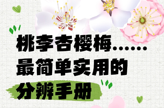 年年学了年年不认识，今年的认花指南又来了