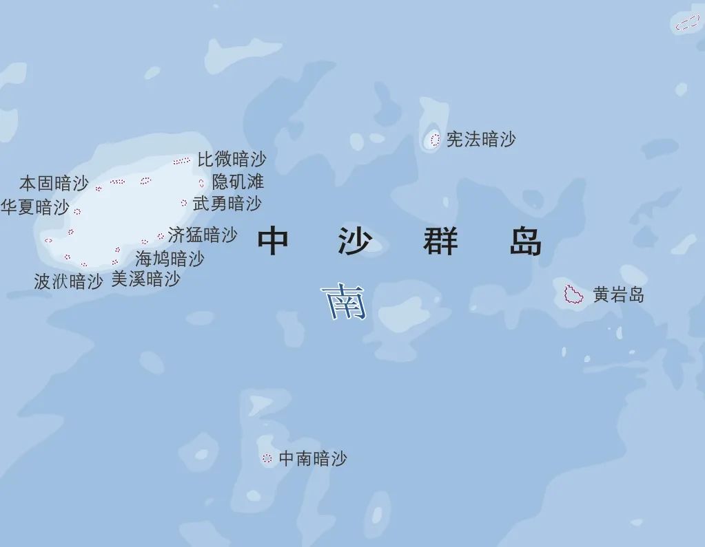 南沙群岛位置图图片