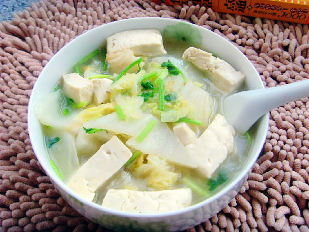 白菜豆腐三丝汤怎么做_白菜豆腐三丝汤的做法_豆果美食
