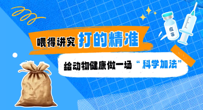 喂得讲究，打的精准，给动物健康做一场“科学加法”