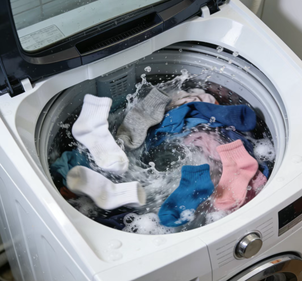 加消毒液就能把臭袜子和衣服一起洗吗？快来查收公共洗衣机安全指南