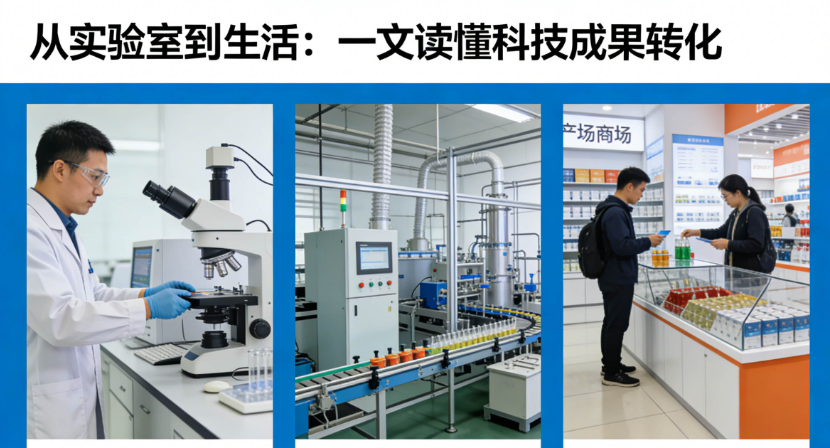 从实验室到生活：一文读懂科技成果转化